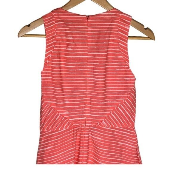 Gap Dress Womens 2P XS Petite Sundress Fit Flare Mini Pink Sleeveless Work ALine - Picture 6 of 11